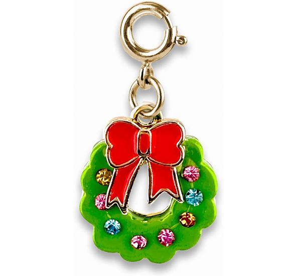 CHARM IT! Gold Christmas Wreath