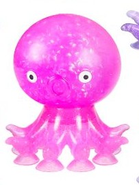 Irre-Squish-Tible Suction Octopus Toys