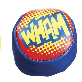 Mini Superhero Pop Art Hacky Sack Kick Balls