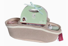 Tikiri Toys Knitted Carry Cot W/Remi Baby Light Skin, Soother & Blanket