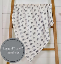 LollyBanks Elephantastic Baby Swaddle Blanket