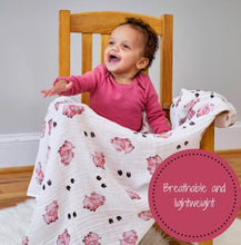 LollyBanks Oink Oink Baby Swaddle Blanket