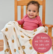 LollyBanks You Complete Me - Bamboo Milk and Cookies Baby Quilt