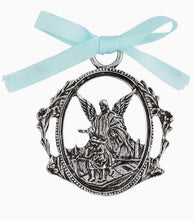 Boy Cross with Crib Guardian Angel Crib Medal