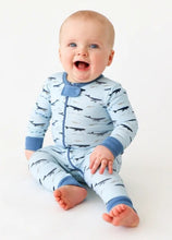 Lola & Taylor - Unisex Organic Cotton Infant Romper- Majestic Whales