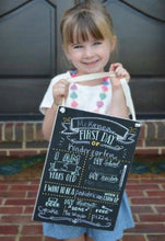 First Day of School Chalk Sign