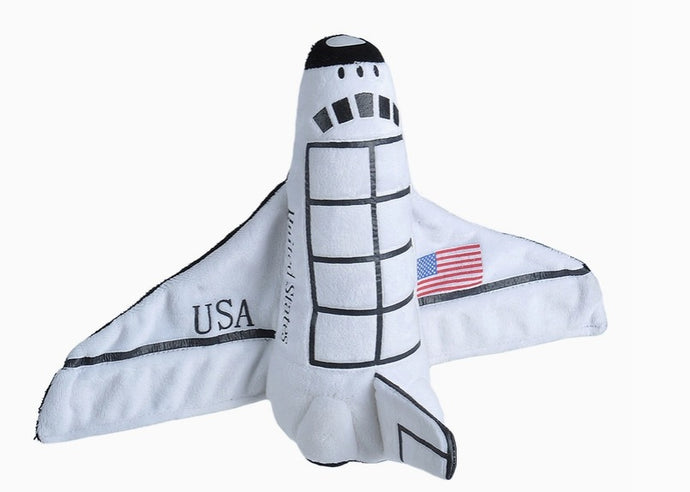 Wild Republic Huggers Space Shuttle Stuffed Animal 8
