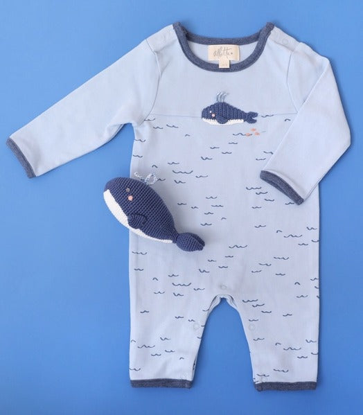 EFL Kids Crochet Wilbert Whale Romper