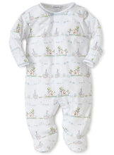 Kissy Kissy Noah's Blue Print Footie