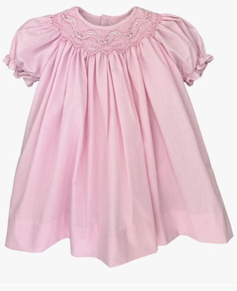 Petit Ami Bishop Zig-Zag Smocked Dress – Just For Babies, Inc