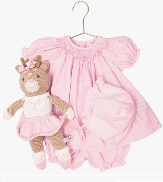 Petit Ami Bishop Zig-Zag Smocked Dress Just For Babies, Inc. Petit Ami Bishop Zig-Zag Smocked Dress Just For Babies, Inc.