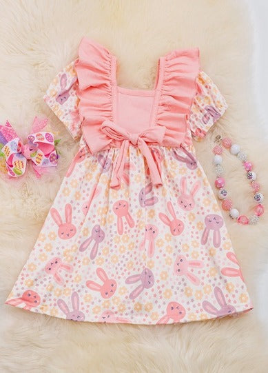 Multi-color Easter Bunny Dress