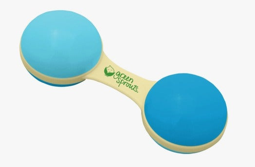 Sprout Ware Dumbbell Rattle made from Plants