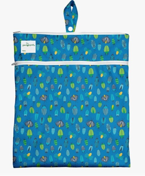 Green Sprouts Wet & Dry Bag | Blue Buglife