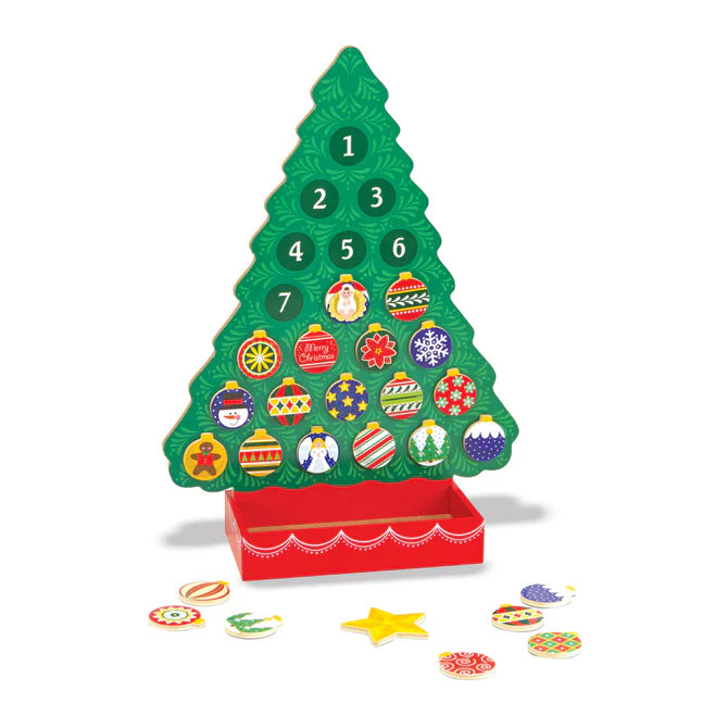 Melissa And Doug Countdown to Christmas Wooden Religious Advent Calendar