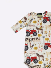 Clover Cottage Red Farm Baby Knotted Gown
