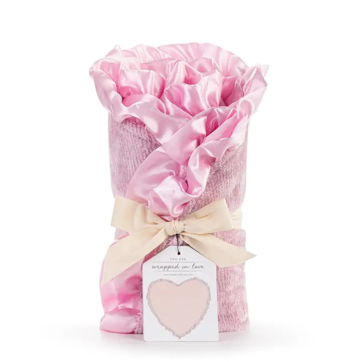 Wrapped in Love Pink Blanket