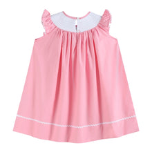 Pink Birthday Girl Smocked Bishop Dress