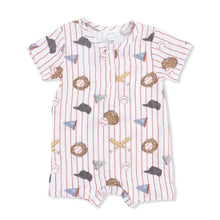 Angel Dear Vintage Baseball Stripe - Henley Shortall 18-24M
