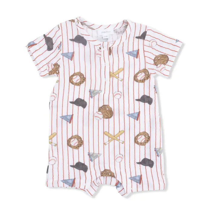 Angel Dear Vintage Baseball Stripe - Henley Shortall 18-24M