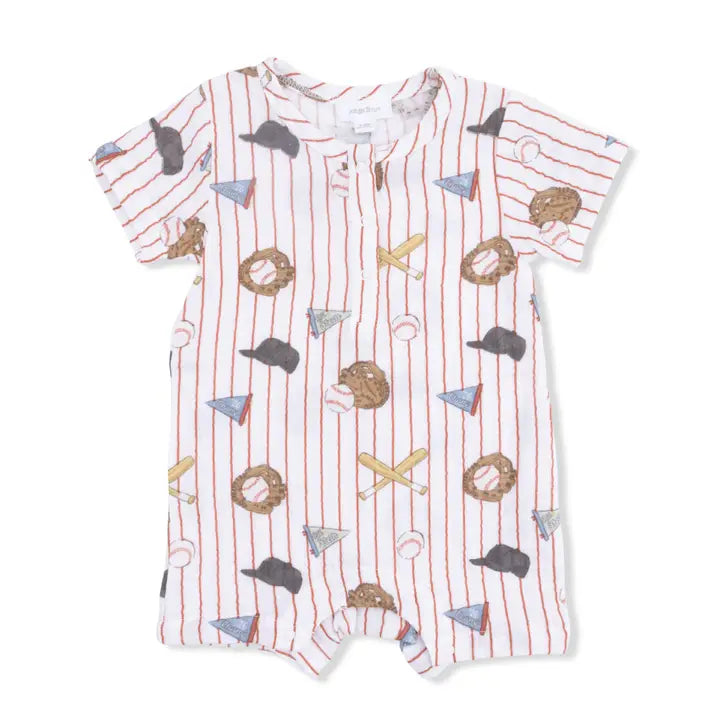 Angel Dear Vintage Baseball Stripe - Henley Shortall 18-24M