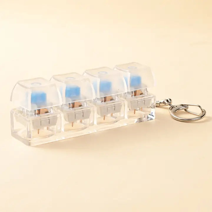 Keyboard Fidget Keychain Fidget Stress Relief Sensory Toy