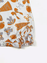 Clover Cottage Go Team Orange Baby Romper Football (6-12M)
