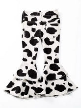 Clover Cottage Cow Denim Flares