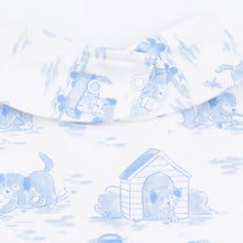 Angel Dear Puppy Toile Blue - Feeding Bib 0-3M