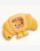 Itzy Ritzy Sweetie Shake Plus - Teething + Rattle Toy | Croissant