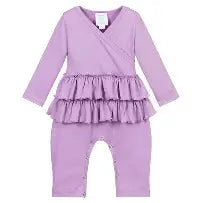 Lemon Loves Lime Baby Maya Romper Sheer Lilac (12-18MO)