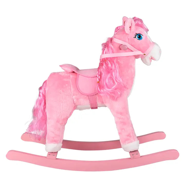 PINKIE THE LIGHT UP HEART HORSE ROCKER