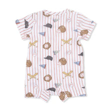 Angel Dear Vintage Baseball Stripe - Henley Shortall 18-24M