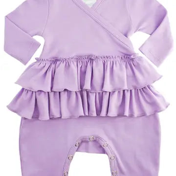 Lemon Loves Lime Baby Maya Romper Sheer Lilac (12-18MO)