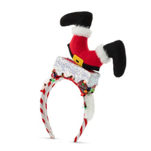 Lit Santa Down Chimney Headband