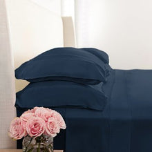 Kickee Pants Woven Sheet Set in Suede Blue (Queen)