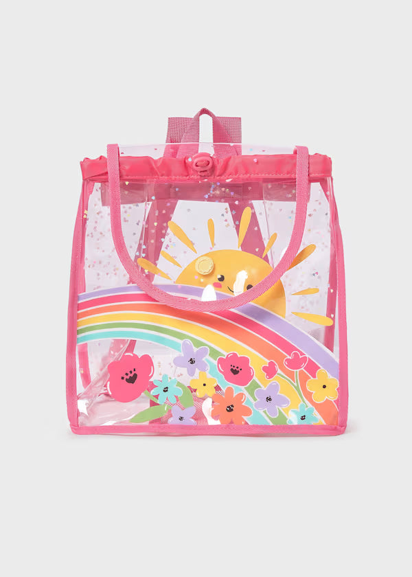 Mayoral Transparent backpack- Poppy