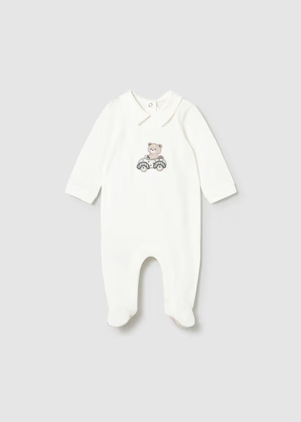 Mayoral Newborn Boy One-Piece Bear