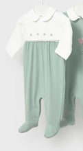 Mayoral Newborn Girl One-Piece Long Sleeve- Aqua