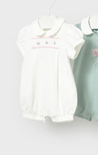 Mayoral Newborn Girl Romper Short Sleeve- Aqua