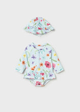Mayoral Newborn Girl 2-Piece Swim Set with Sun Protection- Hawaii Longsleeve