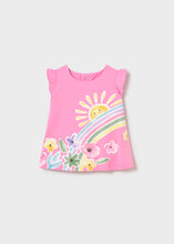 Mayoral Newborn Girl Printed Knit Dress Pink