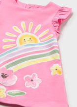 Mayoral Newborn Girl Printed Knit Dress Pink