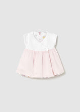 Mayoral Newborn Girl Reversible Dress Air Balloons Pink