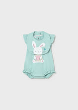 Mayoral Newborn Girl Romper with Bib Set- Bunny