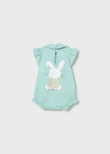 Mayoral Newborn Girl Romper with Bib Set- Bunny