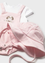 Mayoral Newborn Girl Romper with Hat Set- Baby Pink