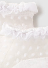 Mayoral Newborn Girl Tulle Socks White