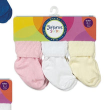 Jefferies Socks Classic Turn Cuff Bootie Socks 6 Pair Pack 0-9M