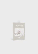 Mayoral Set of 2 Animal Bibs Bear/Dog- White/Beige